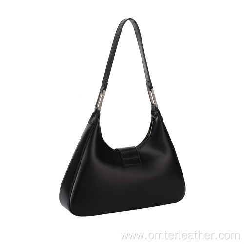 Stylish Leather Zebra Print Hobo Shoulder Bag